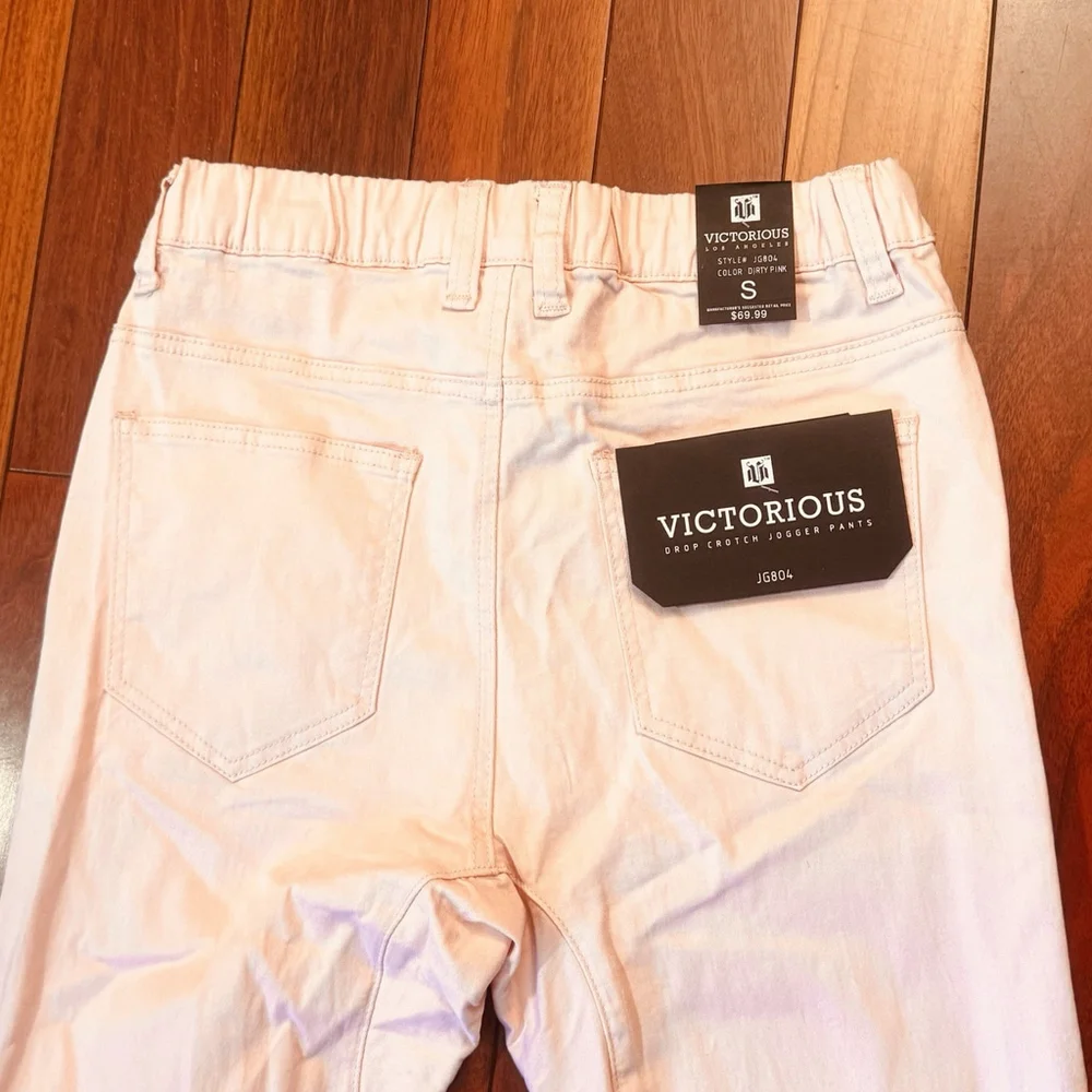 NWT Victorious Essential Joggers Men Size:S Cotton Pants Elastic Ankle/Waist